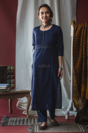 Image for Kusvaa Vcr01 Cloud Burst Kurta Pant Set Featured