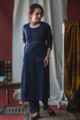 Image for Kusvaa Vcr01 Cloud Burst Kurta Pant Set Front