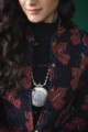 Image for Kusvaa Vjf04 Cocoa Bean Maroon And Blue Double Side Full Sleeves Jacket Closeup