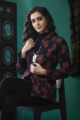 Image for Kusvaa Vjf04 Cocoa Bean Maroon And Blue Double Side Full Sleeves Jacket Front
