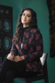 Image for Kusvaa Vjf04 Cocoa Bean Maroon And Blue Double Side Full Sleeves Jacket Look