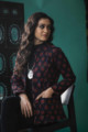 Image for Kusvaa Vjf04 Cocoa Bean Maroon And Blue Double Side Full Sleeves Jacket Sitting