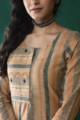 Image for Kusvaa Ws616 Mongoose South Cotton Striaght Fit Kurta Closeup 2