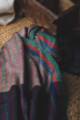 Image for Kudu89 Bhagalpuri Silk Woollen Hurricane And Thunder Stole Closeup