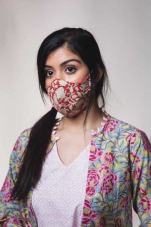 Image for Kusvaa Kfm09 Cotton Printed Face Masks Set Of 32