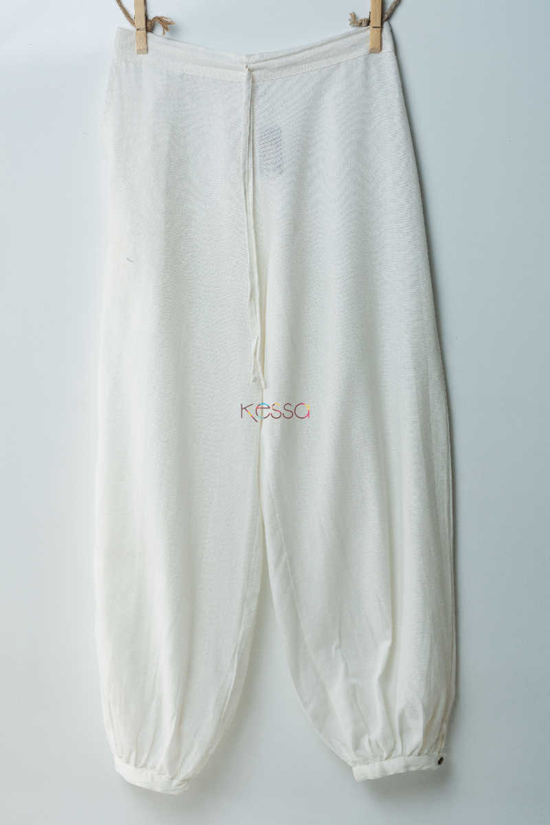 Image for Kusvaa Sap01 Maroon Cotton Salwar Offwhite