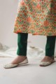 Image for Kusvaa Taf41 Porsche Yellow And Hippie Green Regular Kurta Bottom