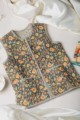 Image for Kusvaa Vj04 Corduroy Flower Print Kids Jacket Look