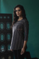 Image for Kusvaa Ws622 Tuna Grey Short Kurti Look