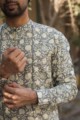 Image for Kusvaa Awk20 Regent Grey Full Sleeves Shirt Closeup