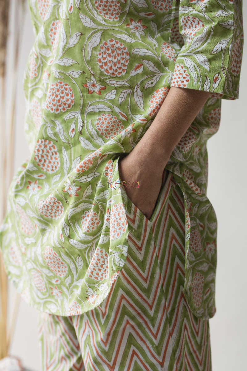 Image for Kusvaa De31 Green Smoke Jammies Setbottom