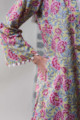 Image for Kusvaa De41 Mongoose Block Print Cape Jammies Set Sleeves
