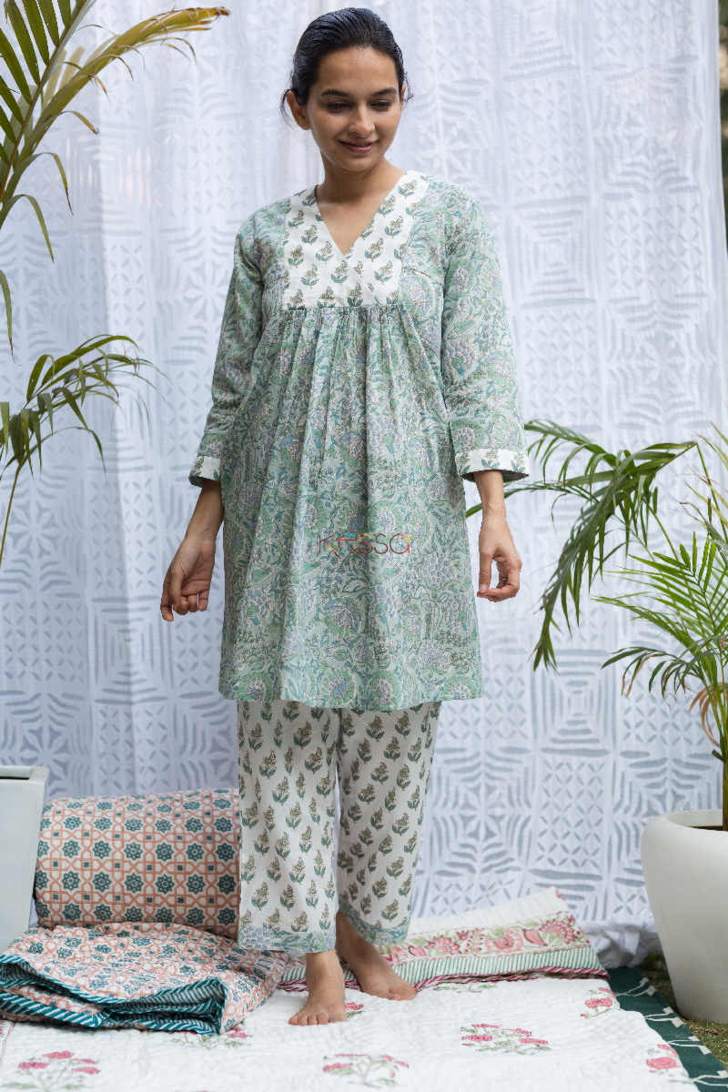 Image for Kusvaa De58 Bachpana Cotton Jammy Set With Side Pockets Look 1