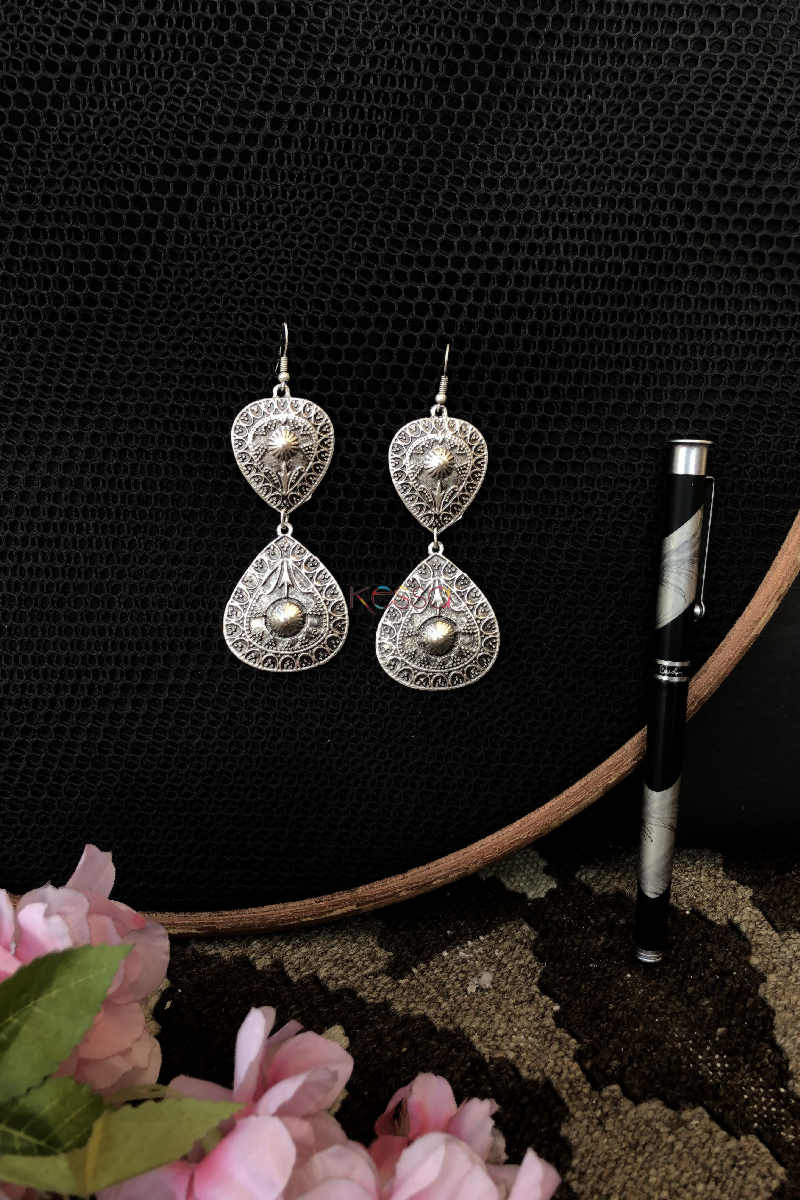 Image for Kusvaa Kpe105 Turkish Tribal Boho Earrings