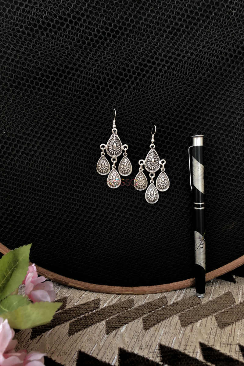 Image for Kusvaa Kpe119 Turkish Tribal Boho Earrings