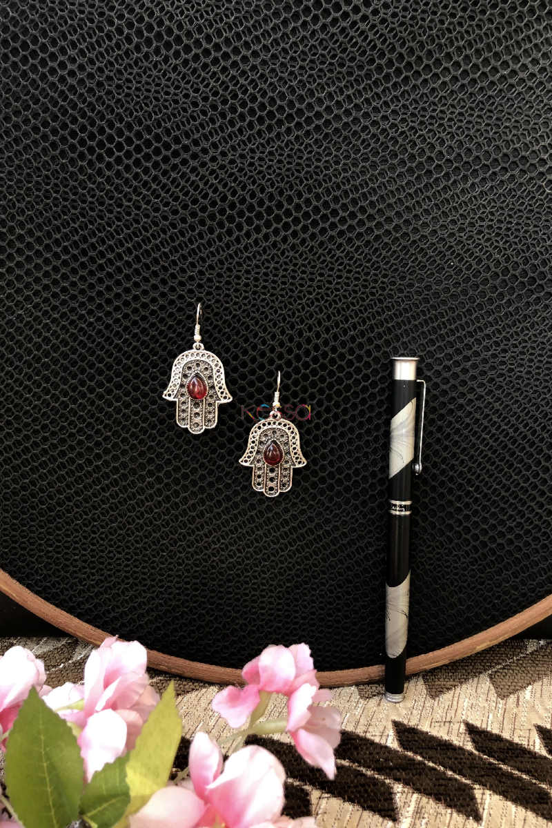 Image for Kusvaa Kpe136 Turkish Tribal Boho Earrings