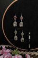 Image for Kusvaa Kpe44 Kazaki Oval Jhumkis