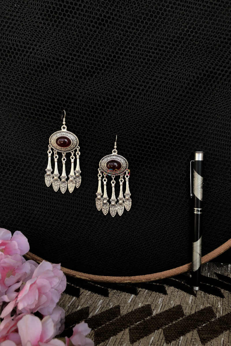 Image for Kusvaa Kpe94 Turkish Tribal Boho Earrings