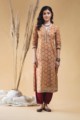 Image for Kusvaa Vcr08 Mule Fawn Regular Wear Kurta Front