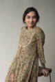 Image for Kusvaa Wsr644 Barley Corn Kalamkari A Line Kurta Top