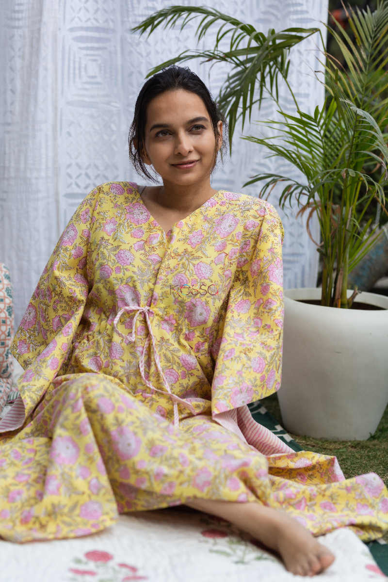 Image for Kusvaa De62 Malika Cotton Kaftan Sitting