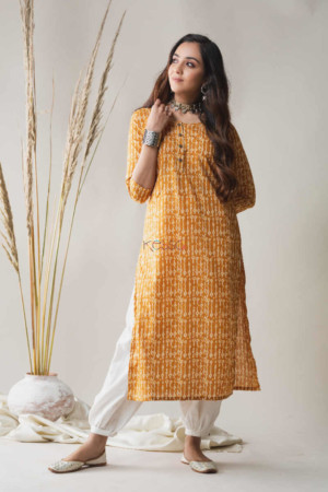 Image for Kusvaa Taf48 Bourbon Regular Wear Cotton Kurta Featured