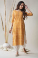 Image for Kusvaa Taf48 Bourbon Regular Wear Cotton Kurta Front