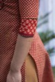 Image for Kusvaa Vcr24 Bagru Print Straight Fit Kurta Sleeves