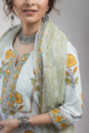 Image for Kusvaa Vcr26 Keya Cotton Kurta With Kota Doriya Dupatta Set Closeup