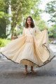 Image for Kusvaa Ws652 Mukta Voil Dress With Hand Kantha And Mirror Work 1 Front 1