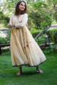 Image for Kusvaa Ws652 Mukta Voil Dress With Hand Kantha And Mirror Work 1 Look 1