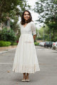 Image for Kusvaa Ws653 Airavata Schiffli Maxi Dress 1 Look