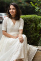 Image for Kusvaa Ws653 Airavata Schiffli Maxi Dress 1 Sitting