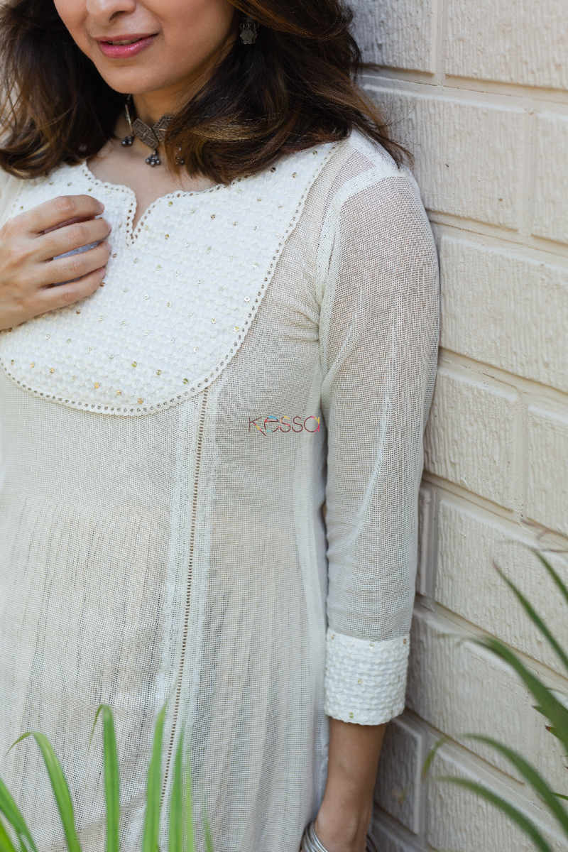 Image for Kusvaa Ws659 Kafoori Shifli Dress With Voile Inner 1 Closeup