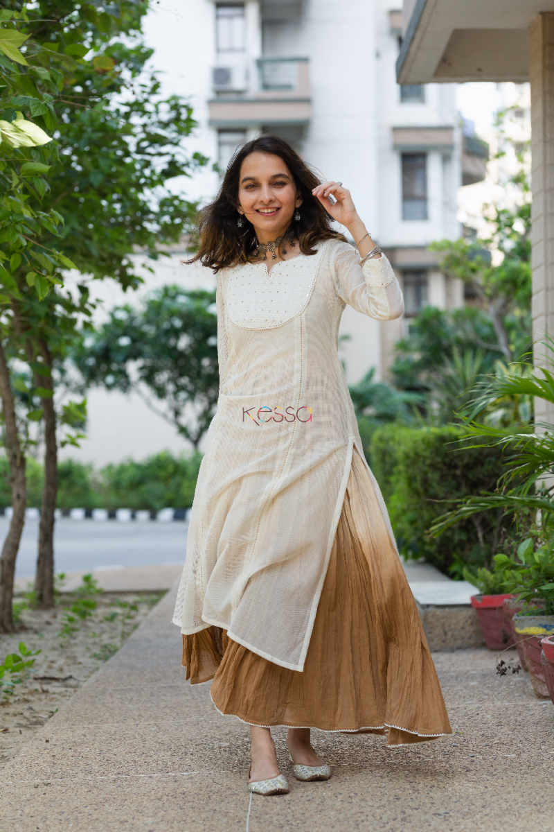 Image for Kusvaa Ws659 Kafoori Shifli Dress With Voile Inner 1 Front 2