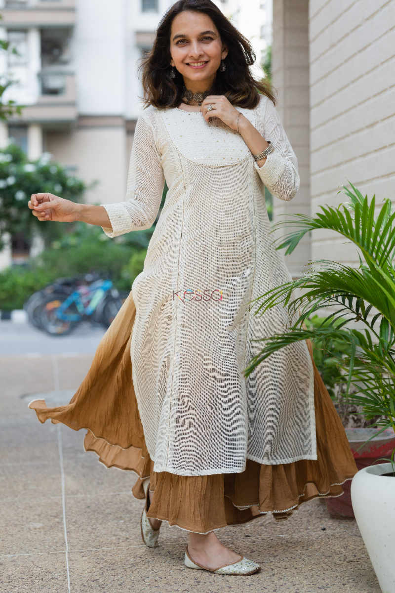 Image for Kusvaa Ws659 Kafoori Shifli Dress With Voile Inner 1 Front