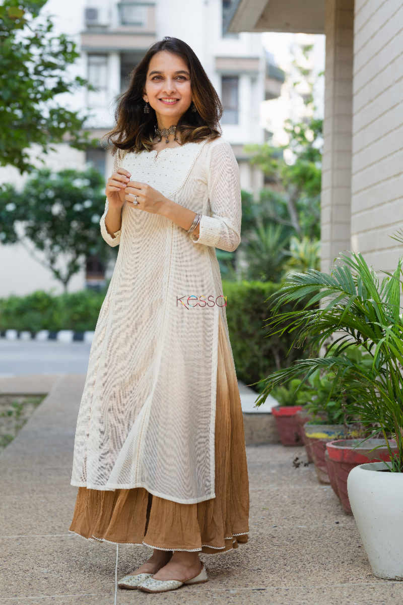 Image for Kusvaa Ws659 Kafoori Shifli Dress With Voile Inner 1 Look