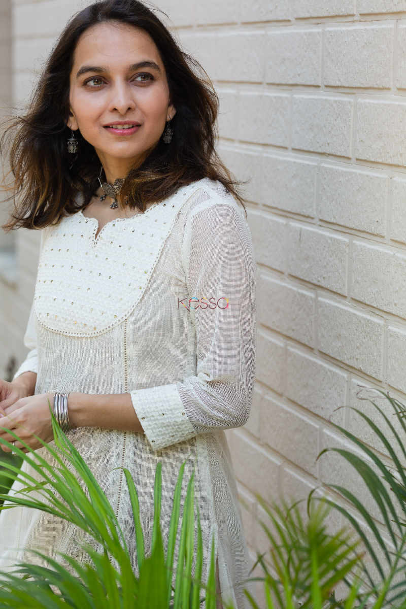 Image for Kusvaa Ws659 Kafoori Shifli Dress With Voile Inner 1 Top
