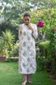 Image for Kusvaa Wsr169 Gulbahari Hand Block Printed Kurta With Pants Set 1 Front 1