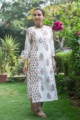 Image for Kusvaa Wsr169 Gulbahari Hand Block Printed Kurta With Pants Set 1 Side 1