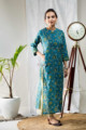 Image for Kusvaa Wsr170 Kanan Hand Block Print Cotton Kurta Side