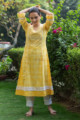 Image for Kusvaa Avdaf22 Paisely Peela A Line Kurta 1 Featured
