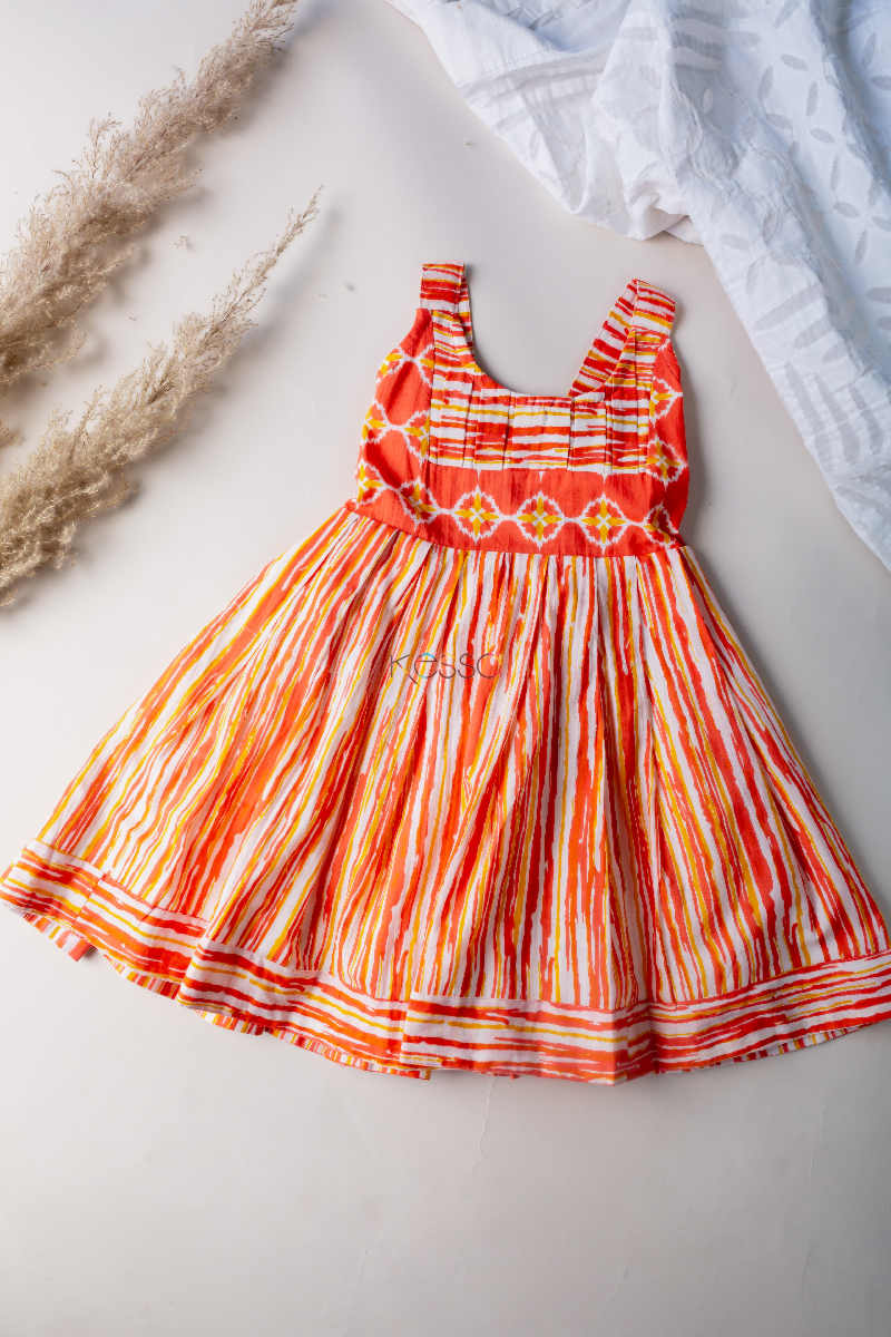 Image for Kusvaa Dek21 Froly Pink Girls Summer Dress Featured