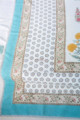 Image for Kusvaa Kab03 Ronchi Yellow Flower Print Bed Cover Look