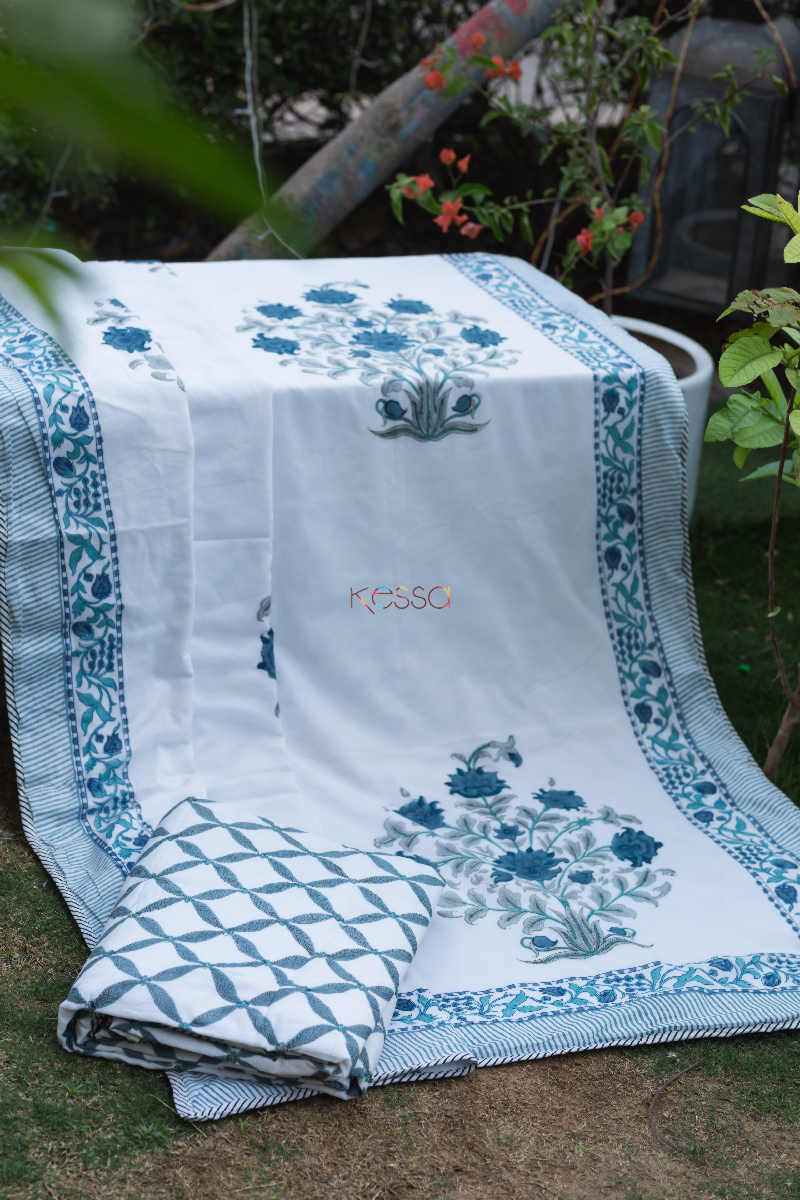 Image for Kusvaa Kad45 Fountain Blue Single Pair Dohar Featured