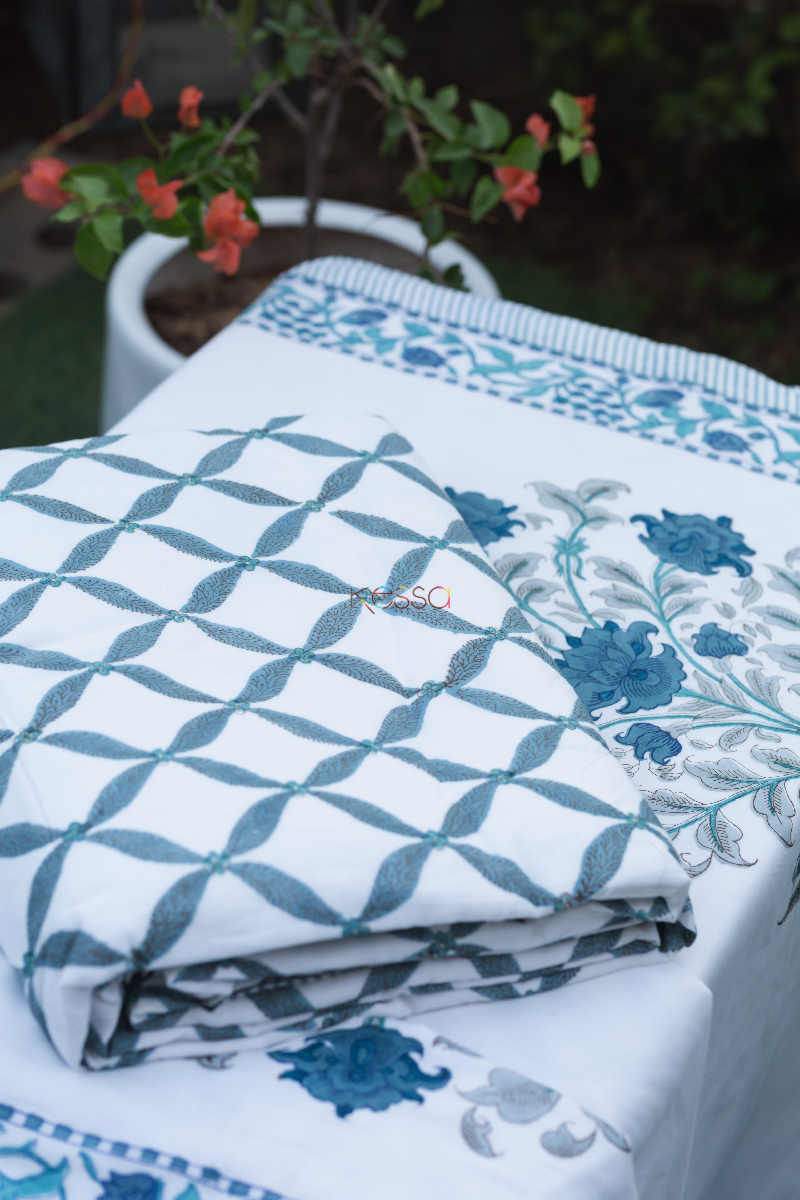 Image for Kusvaa Kad45 Fountain Blue Single Pair Dohar Top