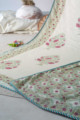 Image for Kusvaa Kad53 Pale Leaf Green Double Bed Dohar Closeup