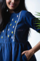 Image for Kusvaa Kcb01 Aparajita Handloom Cotton Dress Closeup