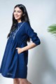 Image for Kusvaa Kcb01 Aparajita Handloom Cotton Dress Side