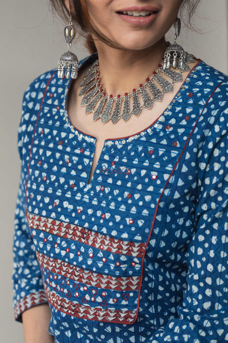 Image for Kusvaa Kpe44 Kazaki Oval Jhumkis 1